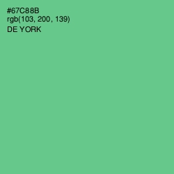#67C88B - De York Color Image